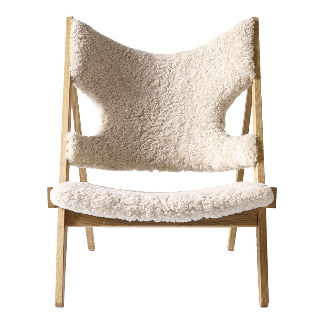 Cozy Knitting Lounge Chair for Relaxation - Ergonomic Design with Soft Cushions - Perfect for Reading, Knitting, or Napping in Living Room & Bedroom