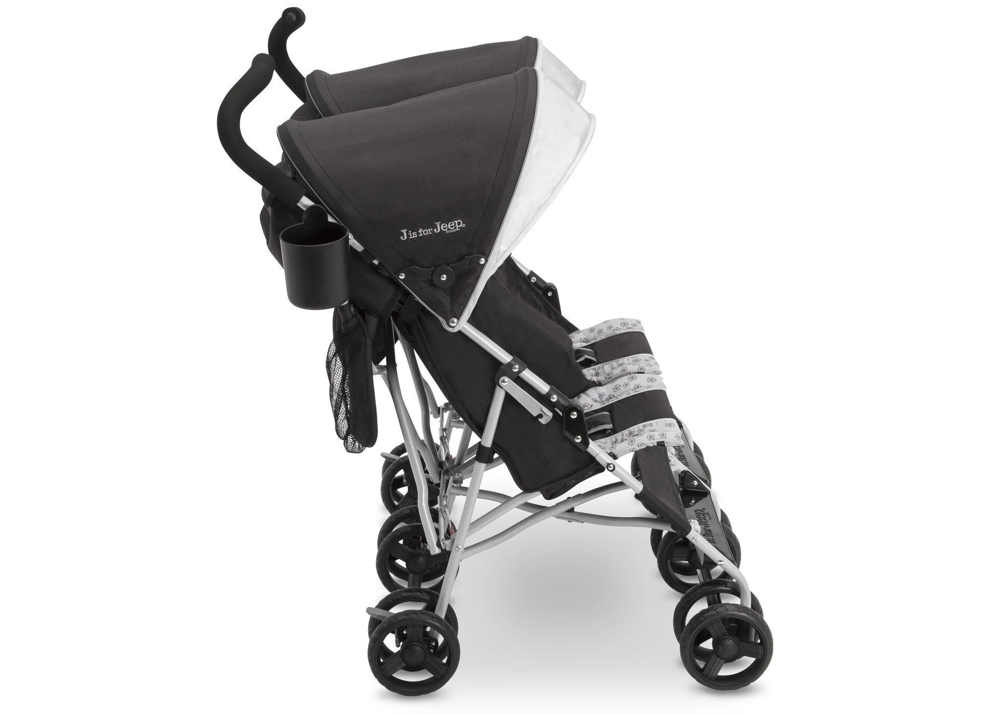 Jeep® Scout Double Stroller - Lightweight & Durable Side-by-Side Baby Stroller for Twins - Perfect for Shopping, Travel & Outdoor Adventures