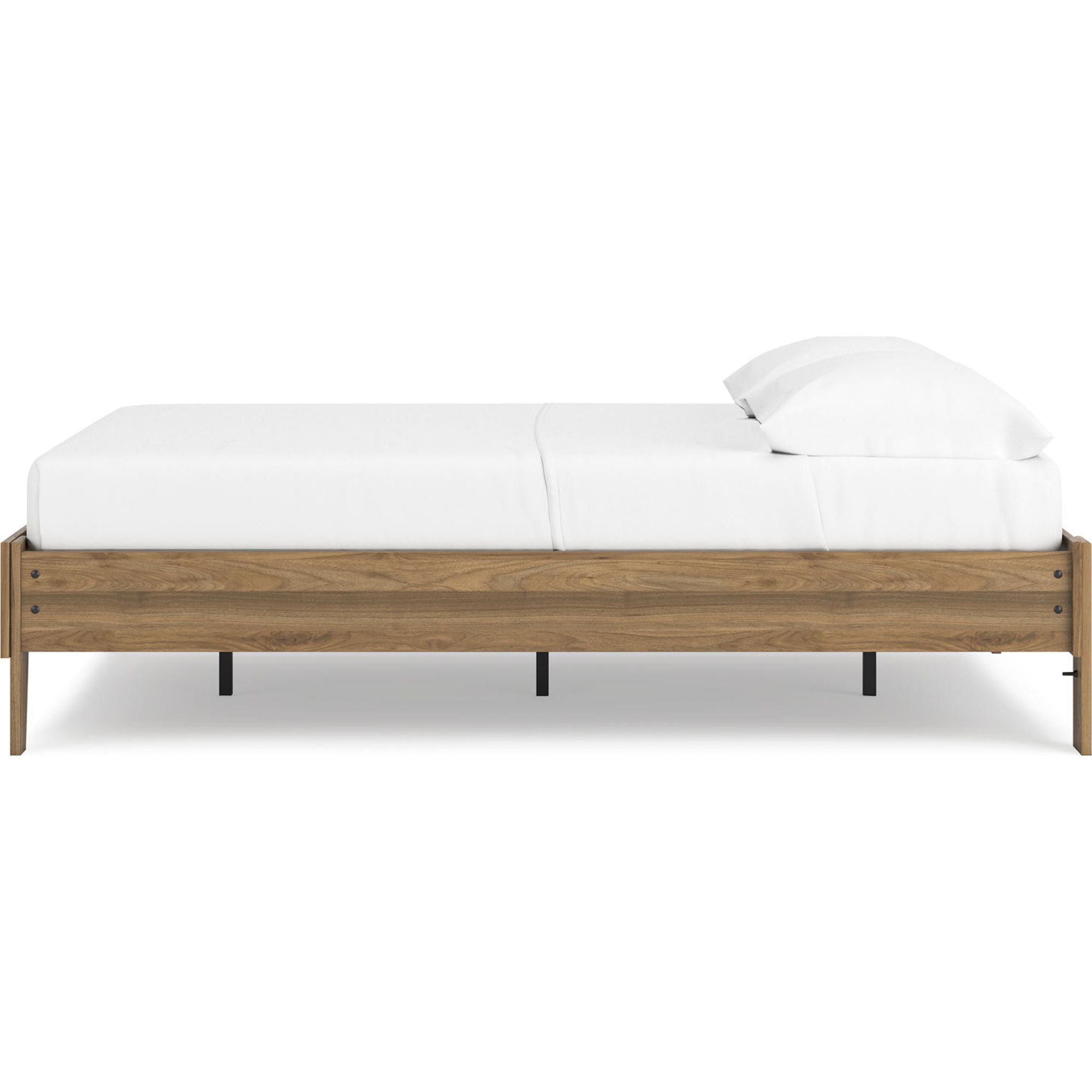 Deanlow Platform Bed Frame - Modern Wooden Bed with Sturdy Slat Support for Bedrooms, Guest Rooms & Apartments | Easy Assembly & Minimalist Design