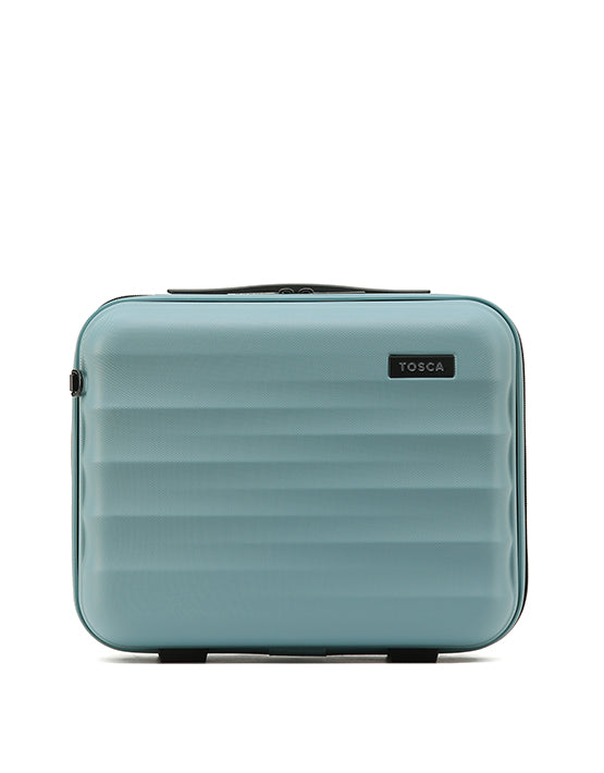 Tosca Interstellar 2.0 Vanity Beauty Case - Ocean Blue Makeup Organizer for Travel & Home Storage | Portable Cosmetic Storage Box with Mirror