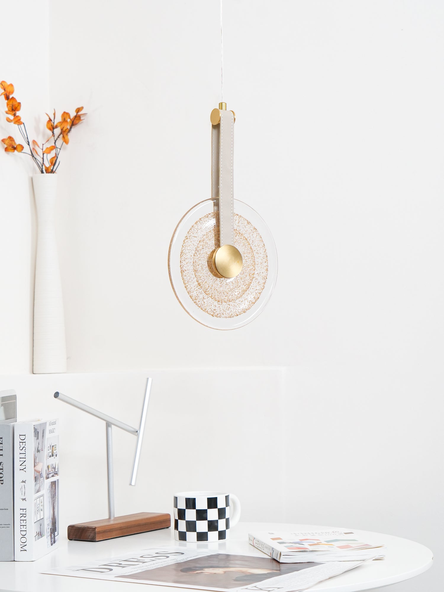 Disc Paolo Castelli Pendant Lamp - Modern Italian Designer Ceiling Light for Dining Room, Kitchen, or Living Room Decor