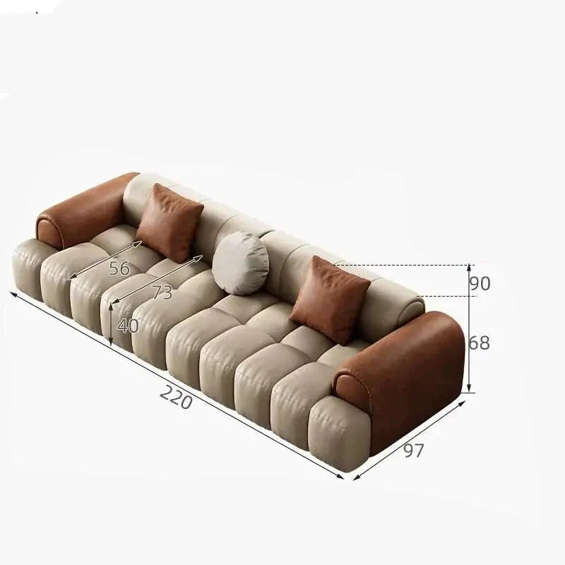 Luxury Chesterfield Style Lazy Sofa Chair - Premium Relaxing Recliner for Living Room, Bedroom & Home Theater - Comfortable Lounge Chair with Ottoman