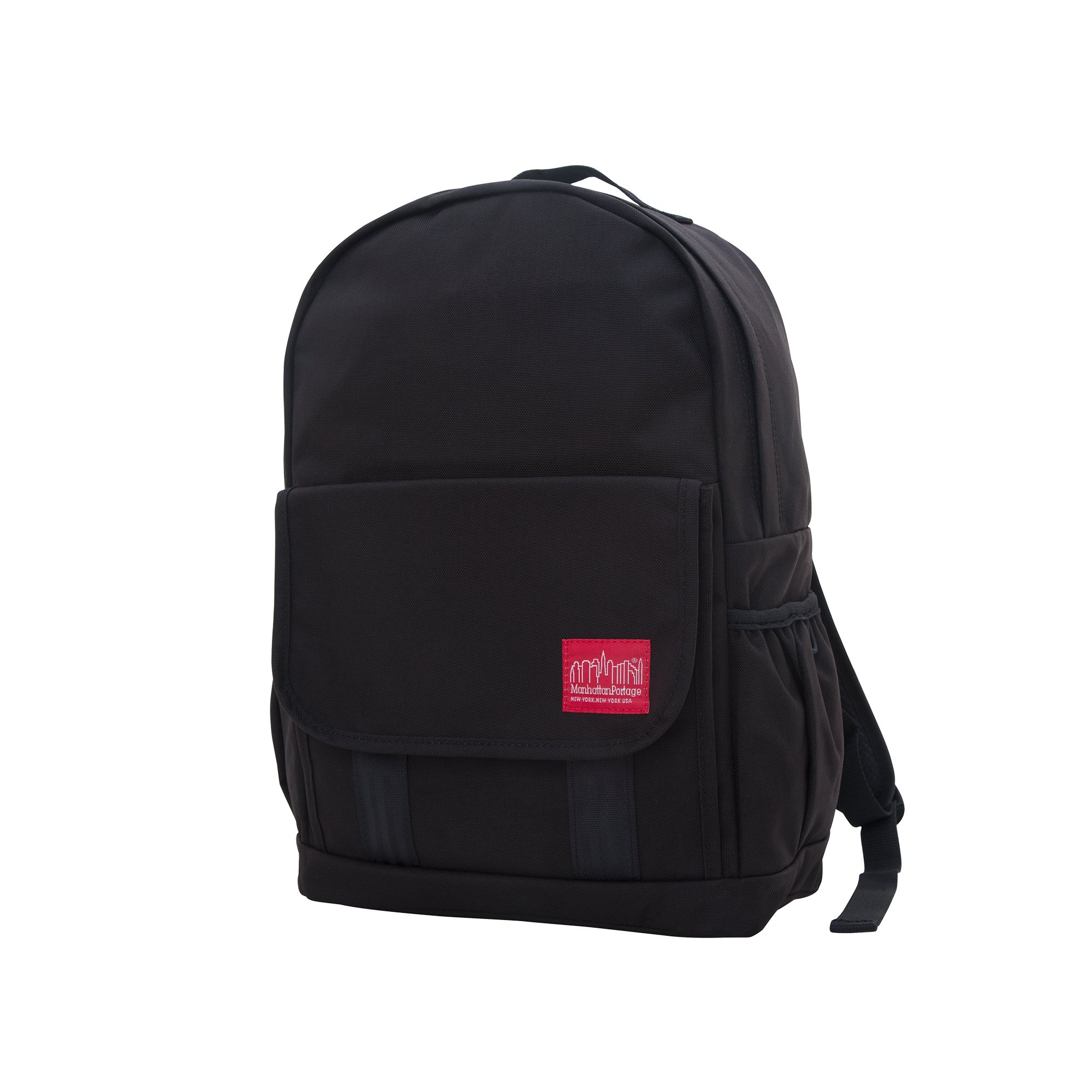 Manhattan Portage Washington Heights Backpack - Durable Black Unisex Daypack for Work, School & Travel | Water-Resistant Laptop Backpack with Multiple Pockets