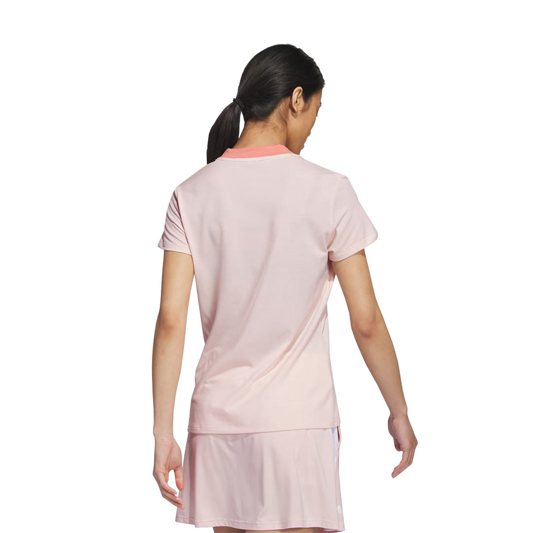 Adidas Women's Made With Nature Golf T-Shirt - Eco-Friendly Moisture-Wicking Performance Top for Golf & Outdoor Activities (IK4382) | Perfect for Golfing, Hiking & Casual Wear