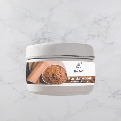 Organic Pure Sandalwood Face Pack for Glowing Skin - Natural Ayurvedic Facial Mask for Acne, Dark Spots & Anti-Aging - Perfect for Spa Day & Self-Care Routine