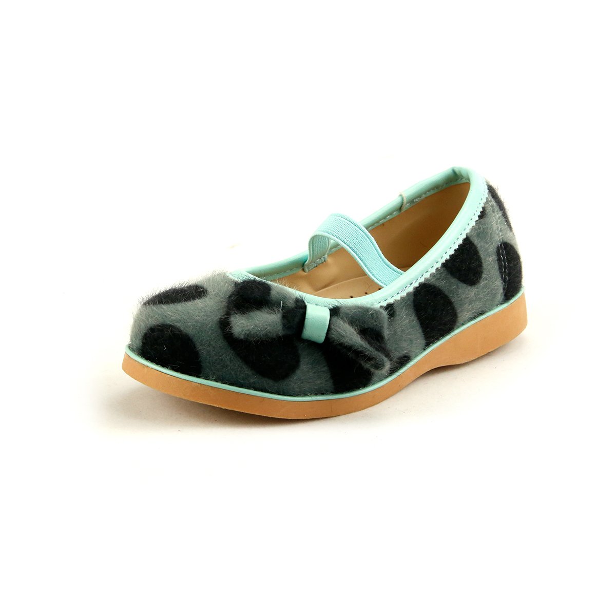 Polka Dot Mary Jane Flat Shoes for Girls - The Doll Maker Furskin Collection | Comfortable School Shoes & Party Dress Shoes for Toddlers