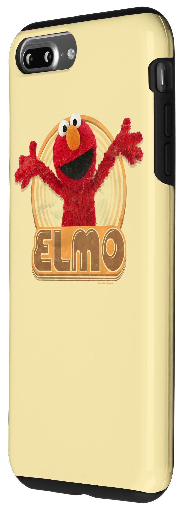 iPhone 7 Plus/8 Plus Sesame Street Elmo Iron On Phone Case - Durable Protection for Kids & Fans | Perfect for School, Travel & Everyday Use