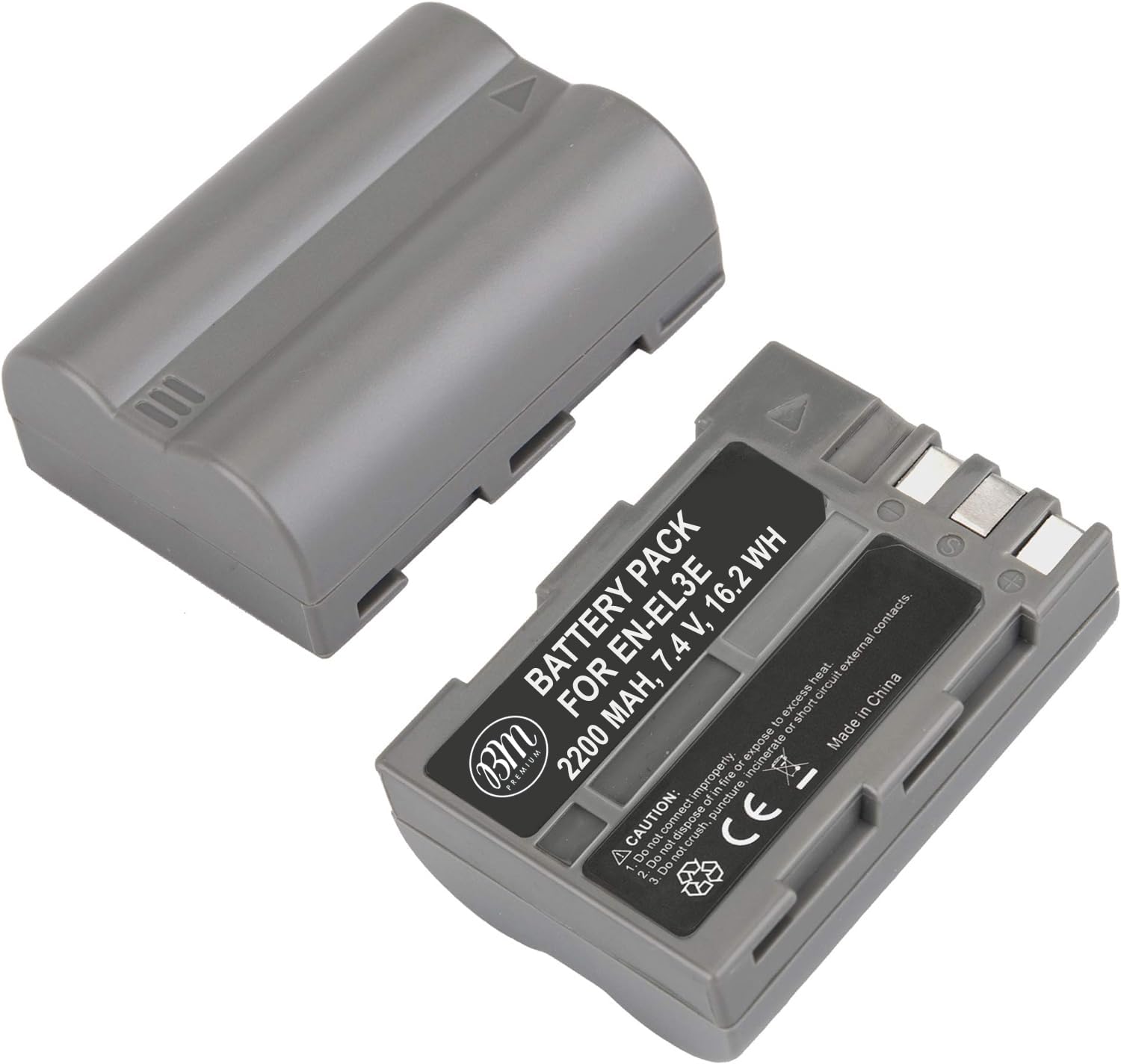 Premium EN-EL3e Replacement Battery for Nikon D50/D70/D70s/D80/D90/D100/D200/D300/D300S/D700 Cameras - Compatible with MH-18/MH-18a/MH-19 Chargers & MB-D200/MB-D10 Grips - Perfect for Travel, Photography Sessions & Professional Shoots