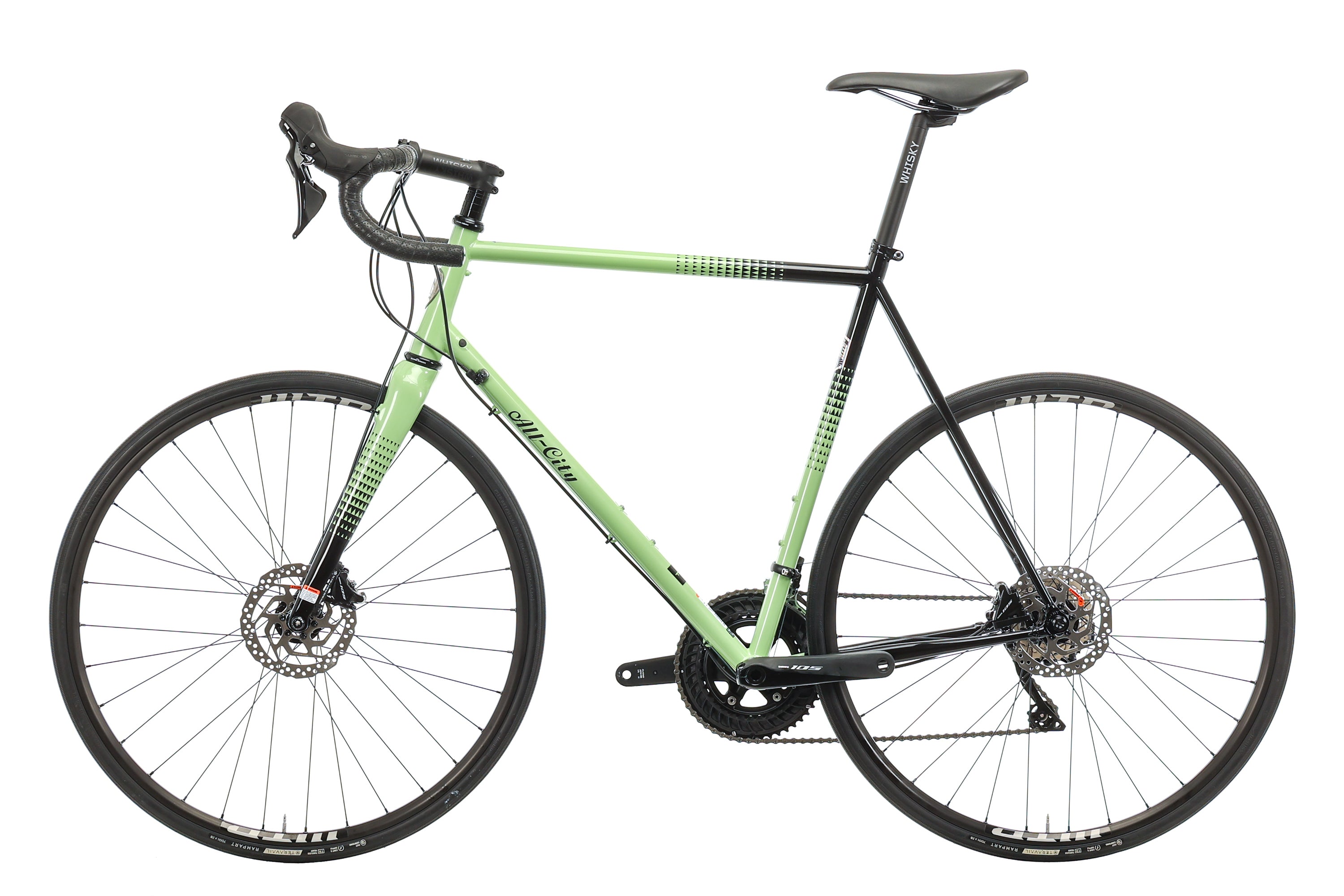 2023 All City Zig Zag 105 Road Bike - 58cm Lightweight Aluminum Frame for Commuting & Fitness Cycling | Perfect for Urban Riders & Weekend Adventures