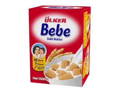 Ulker Baby Biscuits - Cici Bebe Biskuvisi 1000g | Healthy Snack for Toddlers & Infants | Perfect for On-the-Go, Daycare & Travel Snacking