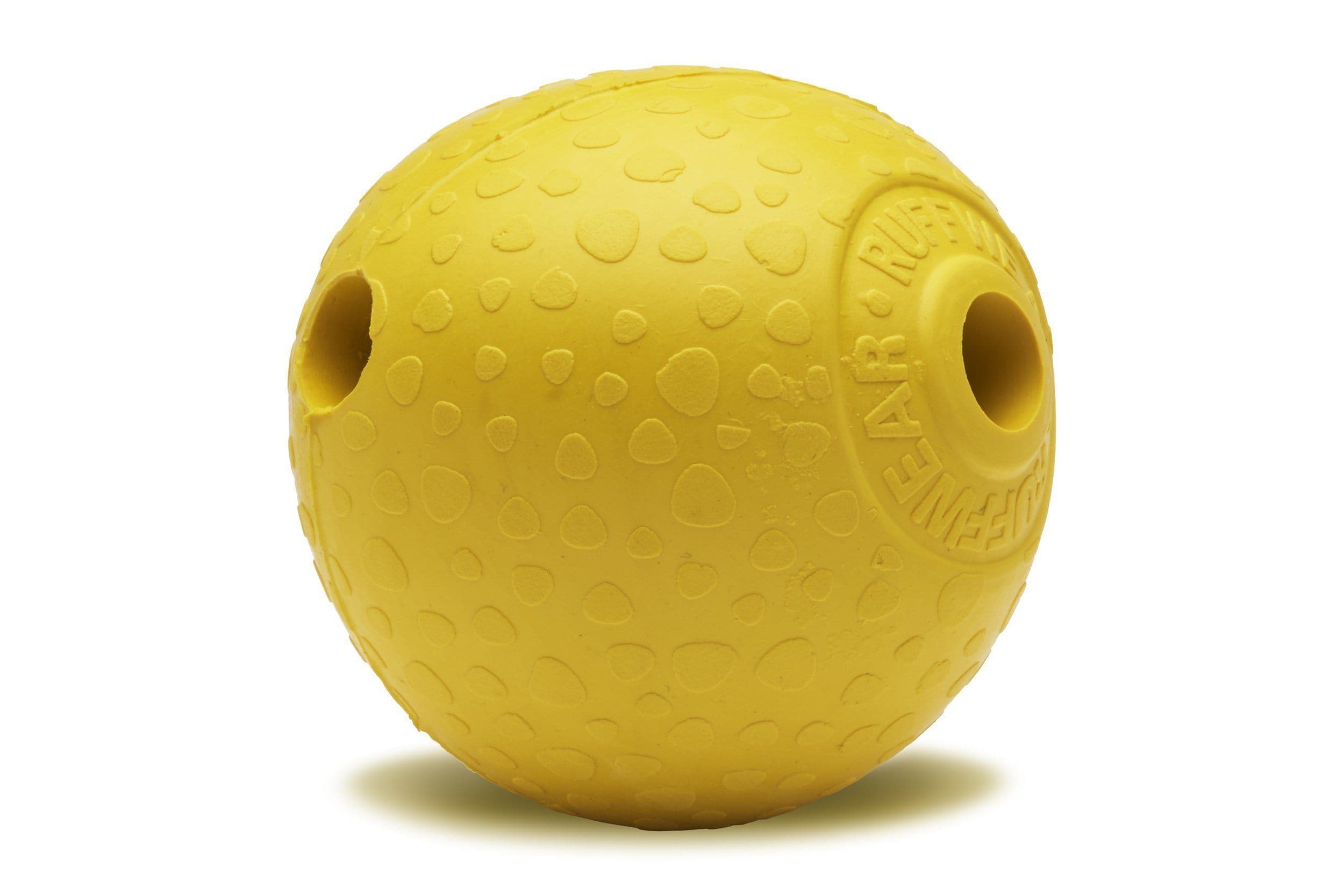 Ruffwear® Huckama Dog Toy Ball - Durable Fetch & Chew Toy for Active Dogs, Yellow - Perfect for Outdoor Play, Training & Interactive Fun