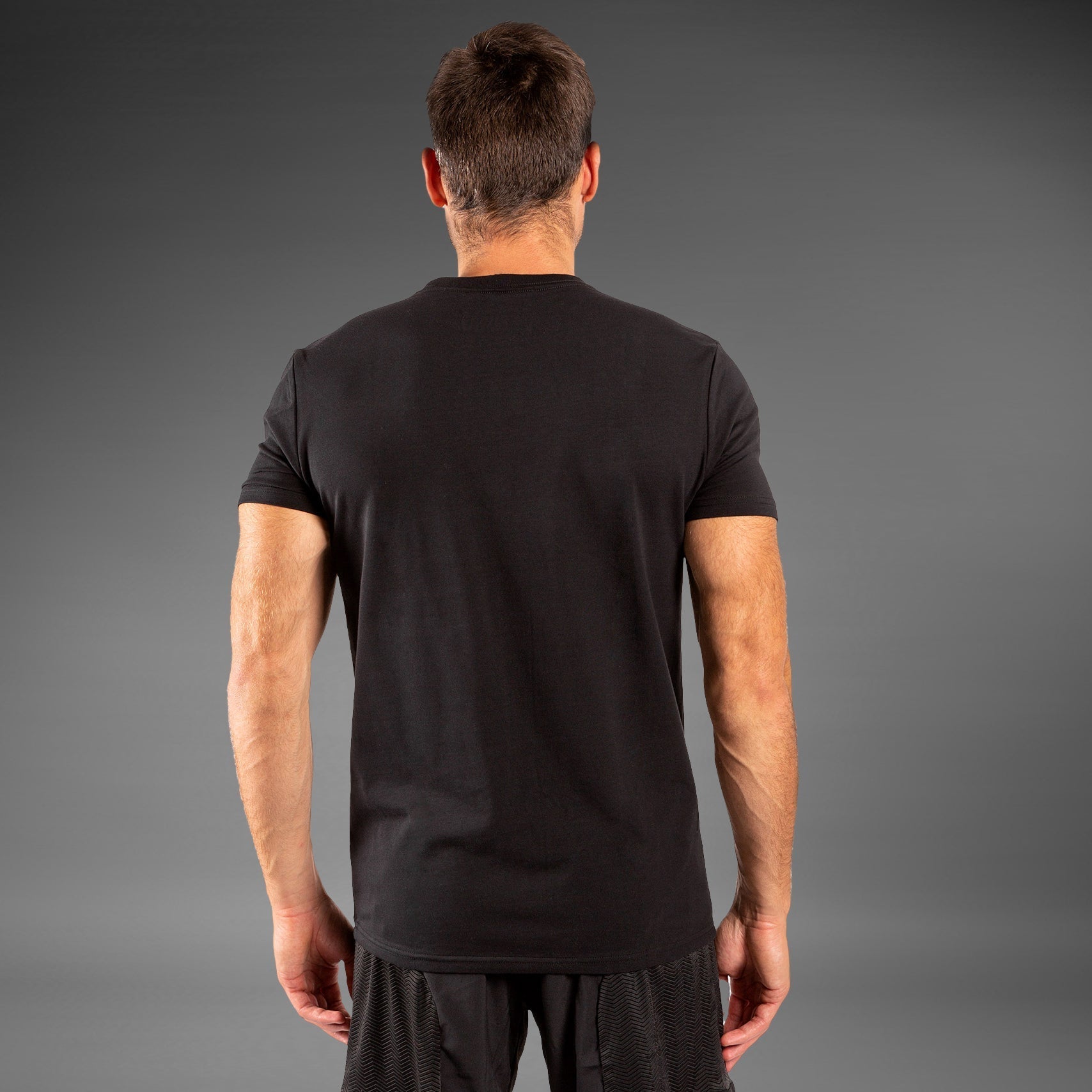 Venum Classic Black T-Shirt - Men's MMA & Fitness Training Tee for Gym, Workout & Casual Wear