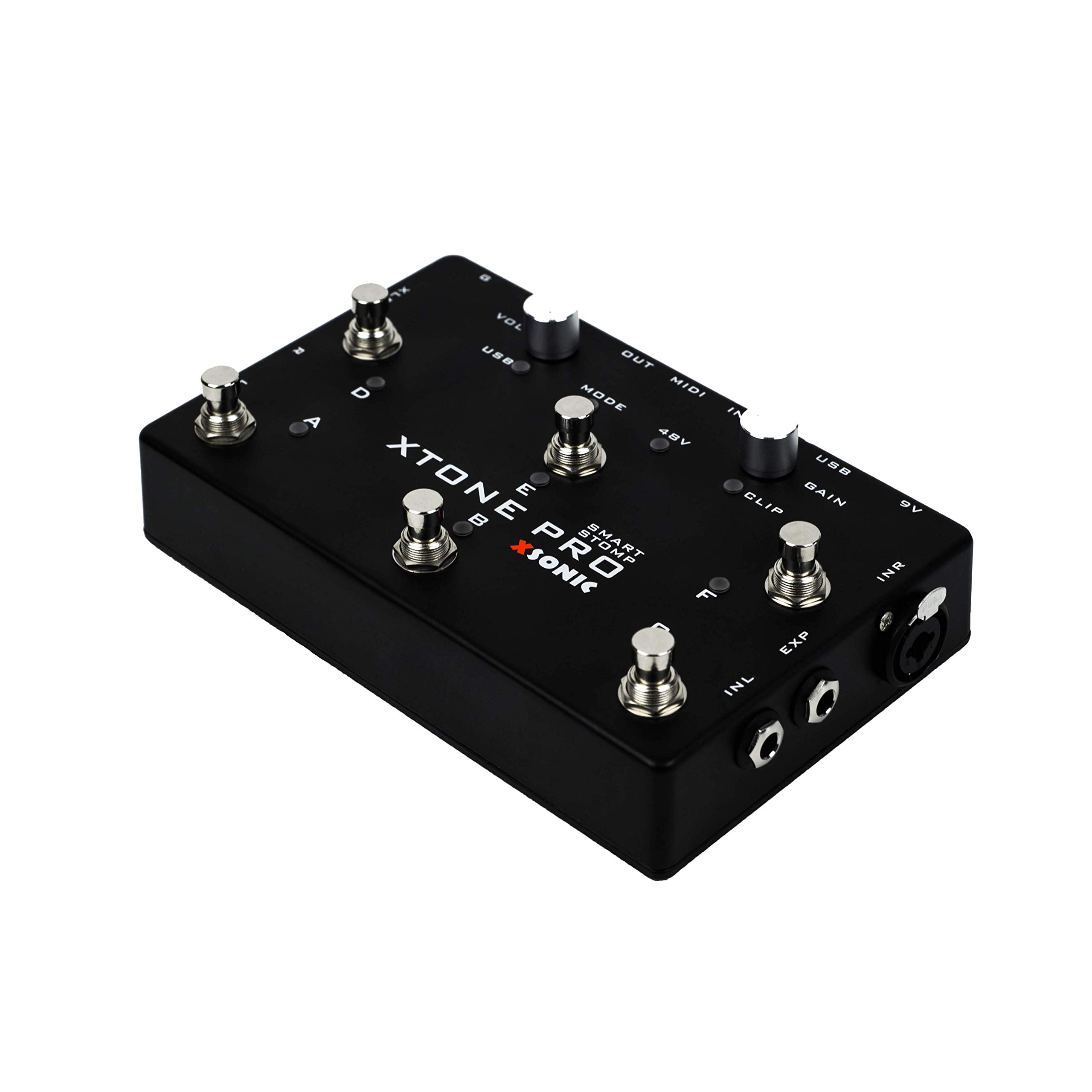 XTONE PRO 192K Professional Audio Interface - Ultra Low Latency 192KHz/114dB with Dual Inputs, Mic Preamp & Expression Pedal for Guitar, Bass & Studio Recording - Perfect for Live Performances, Home Studios & Mobile Music Production
