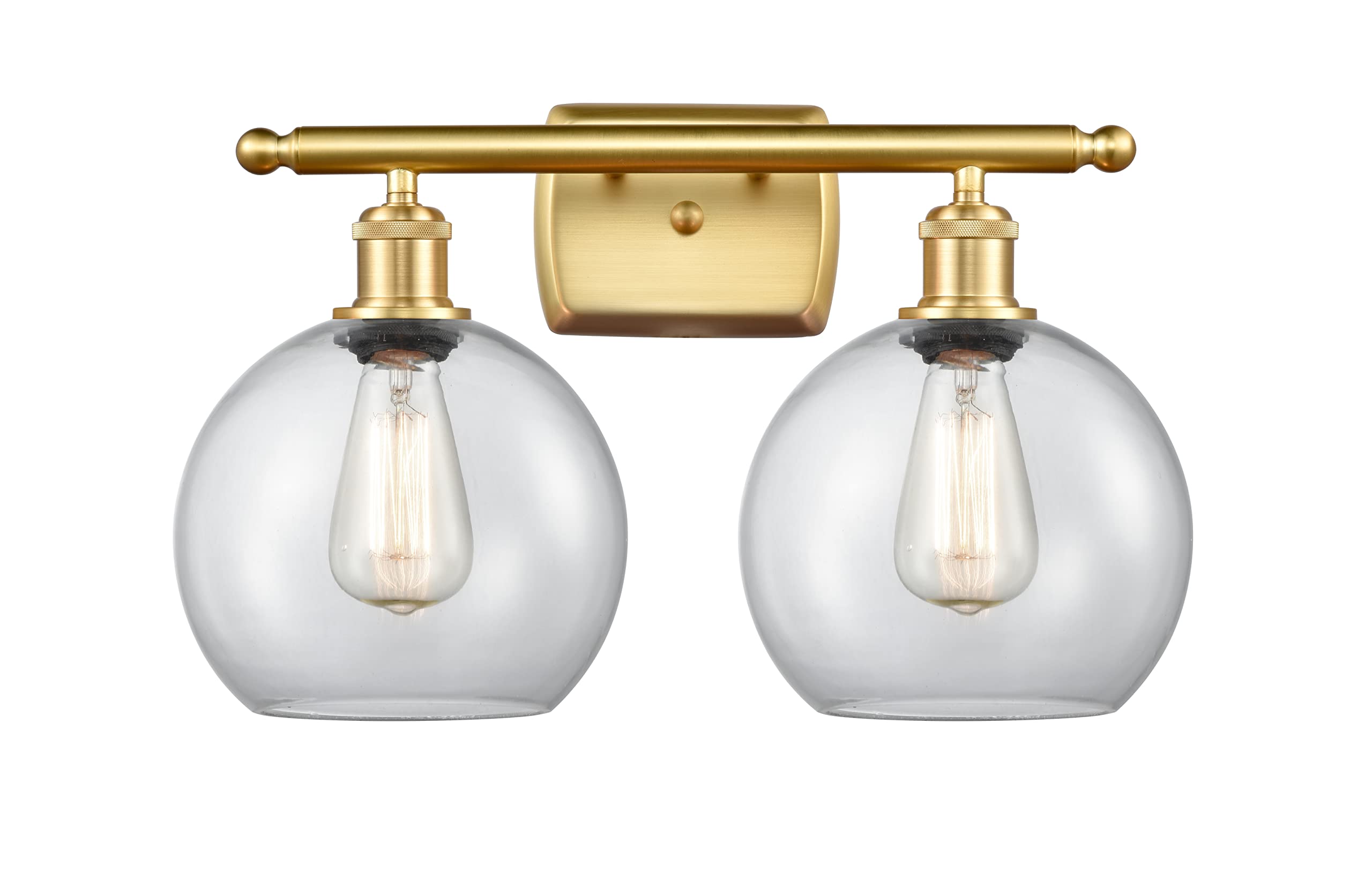 516-2W-SG-G122 LED Bare Bulb with 1 Light Cord Set in Satin Gold - Perfect for Vintage Lighting, DIY Lamps, and Home Decor Projects