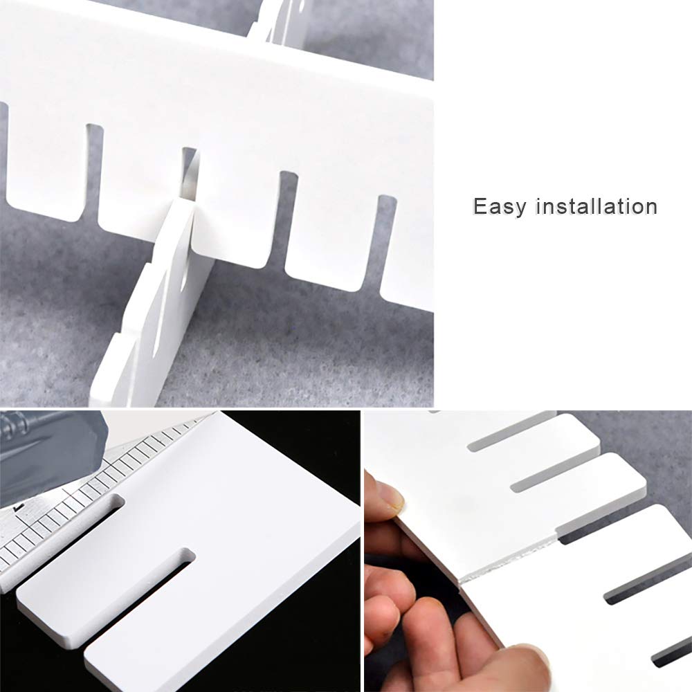 20PCS Large DIY Drawer Dividers 18.5