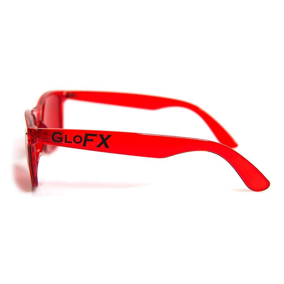 Red Color Therapy Glasses by GloFX - Enhance Strength, Power & Confidence | Mood-Boosting Eyewear for Meditation, Relaxation & Stress Relief