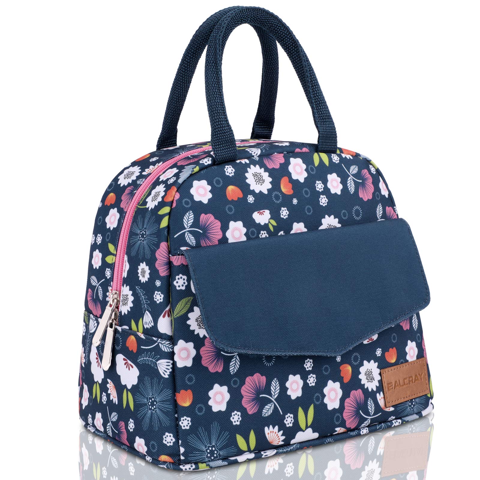 BALORAY Insulated Lunch Bag for Women - Cute & Stylish Lunch Tote Cooler Bag, Leakproof Work Lunch Box for Office, School, Picnic & Outdoor Activities