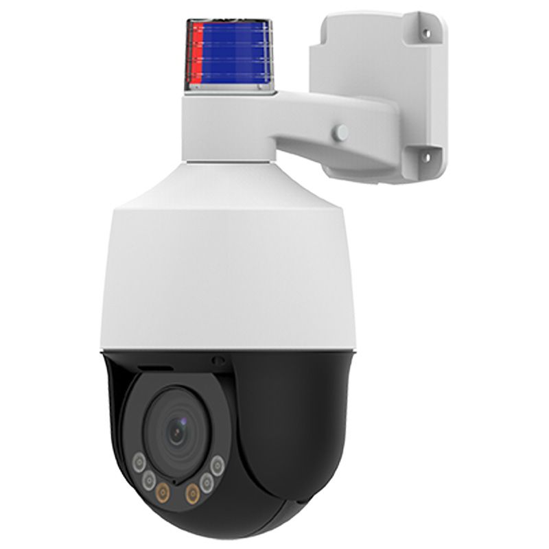 Alibi Vigilant Performance Series 5MP IllumiNite Starlight 4X IP Varifocal Mini PTZ Security Camera with Active Deterrence - Ideal for Home Surveillance, Business Monitoring & Outdoor Property Protection