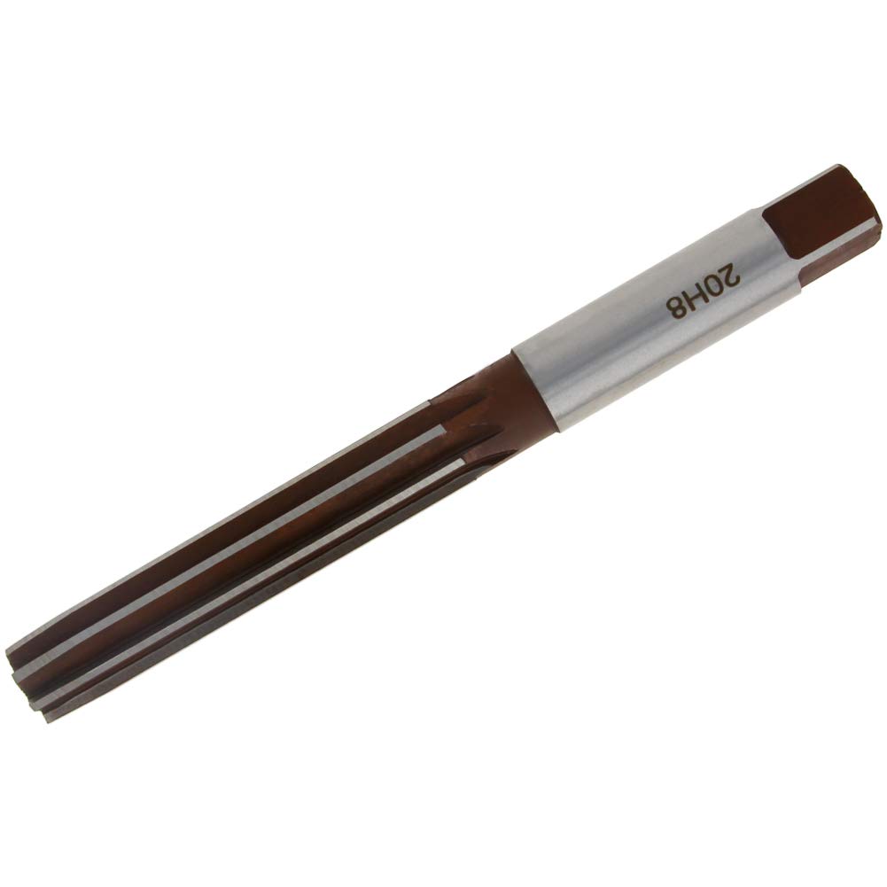 Yinpecly 20mm H8 Alloy Tool Steel Hand Reamer - 9CrSi Precision Hand Milling Cutter (1pc) - Ideal for Metalworking, DIY Projects & Professional Machining
