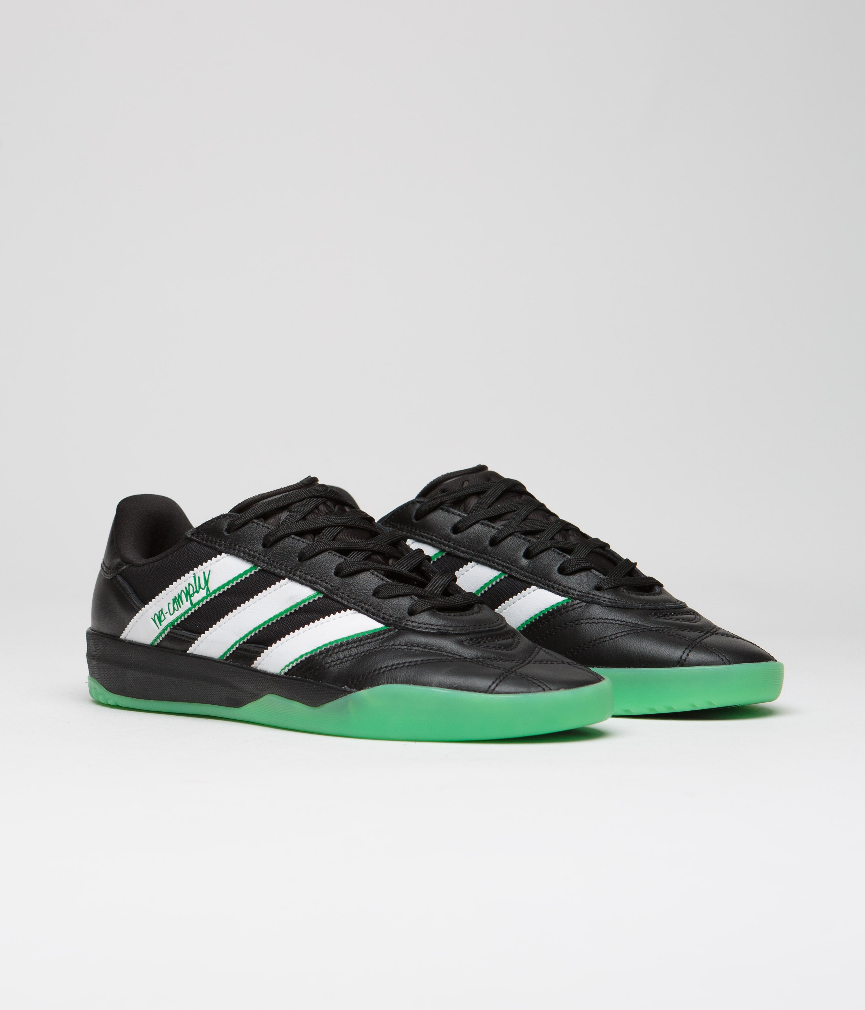 Adidas x No Comply x Austin FC Copa Premiere Soccer Cleats - Core Black/FTWR White/Real Green - Lightweight Football Shoes for Men - Perfect for Turf Games & Training Sessions