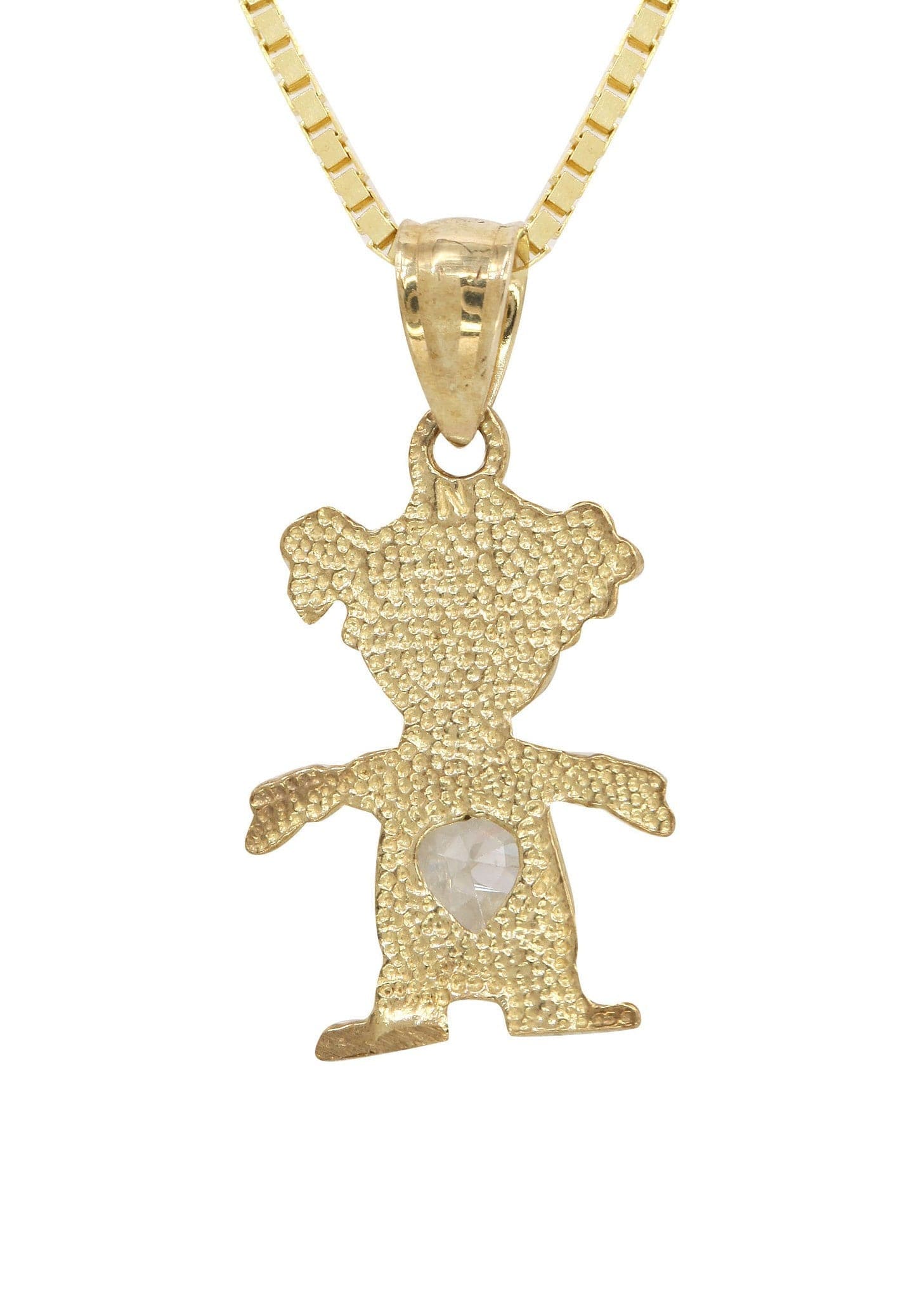 10K Yellow Gold Box Chain Children's Necklace - 7.8 Grams | Durable & Hypoallergenic Jewelry for Kids Birthday, Baptism & Special Occasions