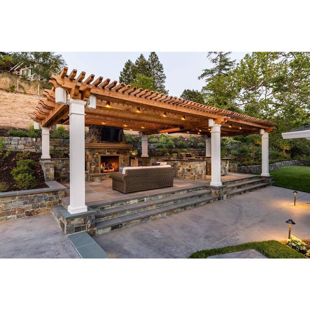 Infratech W Series 39 Inch 2000W Flush Mount Infrared Heater - Electric Wall or Ceiling Mounted for Patio, Garage & Indoor Heating