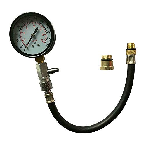 Durable Auto Engine Cylinder Compression Tester Kit 0-300psi - Professional Car Diagnostic Tool for Mechanics & DIY Enthusiasts - Perfect for Engine Performance Testing & Maintenance