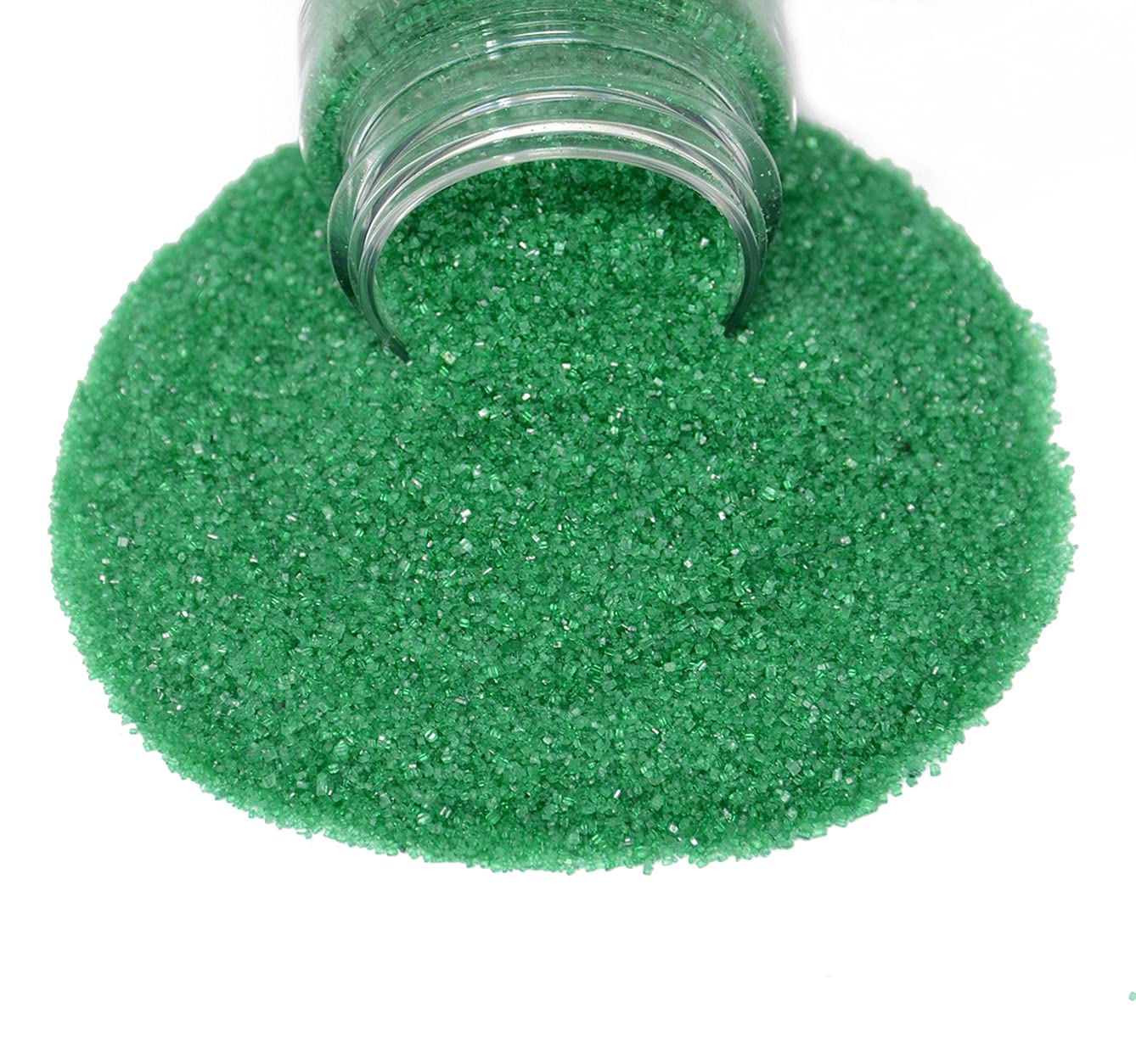 Emerald Green Sanding Sugar 4oz - Mystic Sprinkles Decorating Sugar for Cakes, Cookies & Cupcakes - Premium Edible Glitter for Baking & Dessert Decoration
