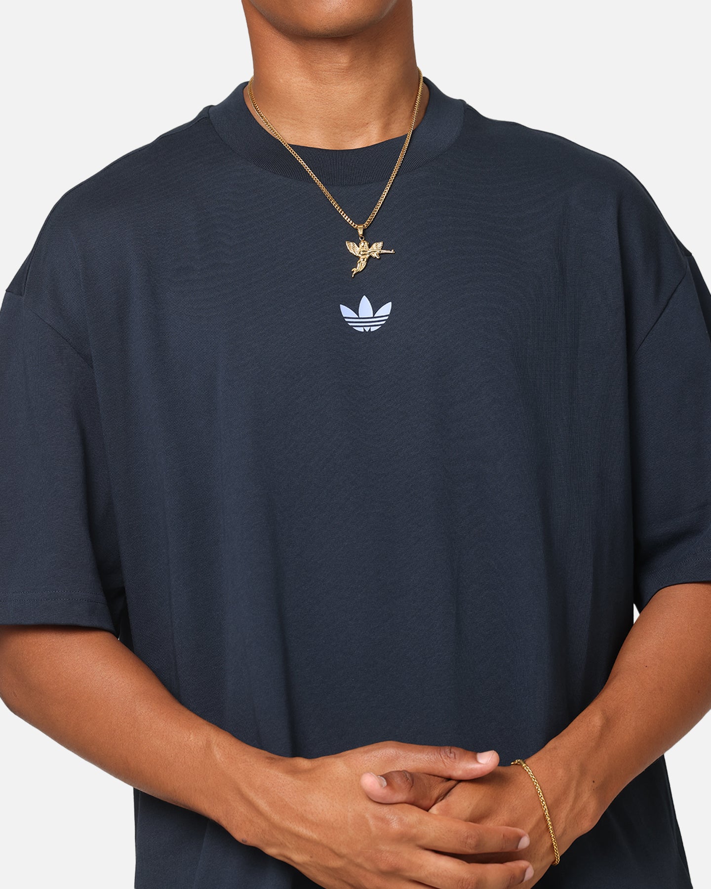 Adidas Graphic T-Shirt for Men - Aurora Ink & Blue Spark Design - Casual Wear, Street Style, Gym & Everyday Outfits
