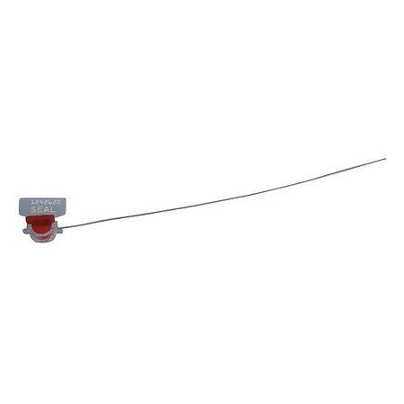 High-Security Wire Seals with Hot Stamp - Pack of 100 | Tamper-Proof Shipping & Container Security for Logistics, Warehousing & Transportation