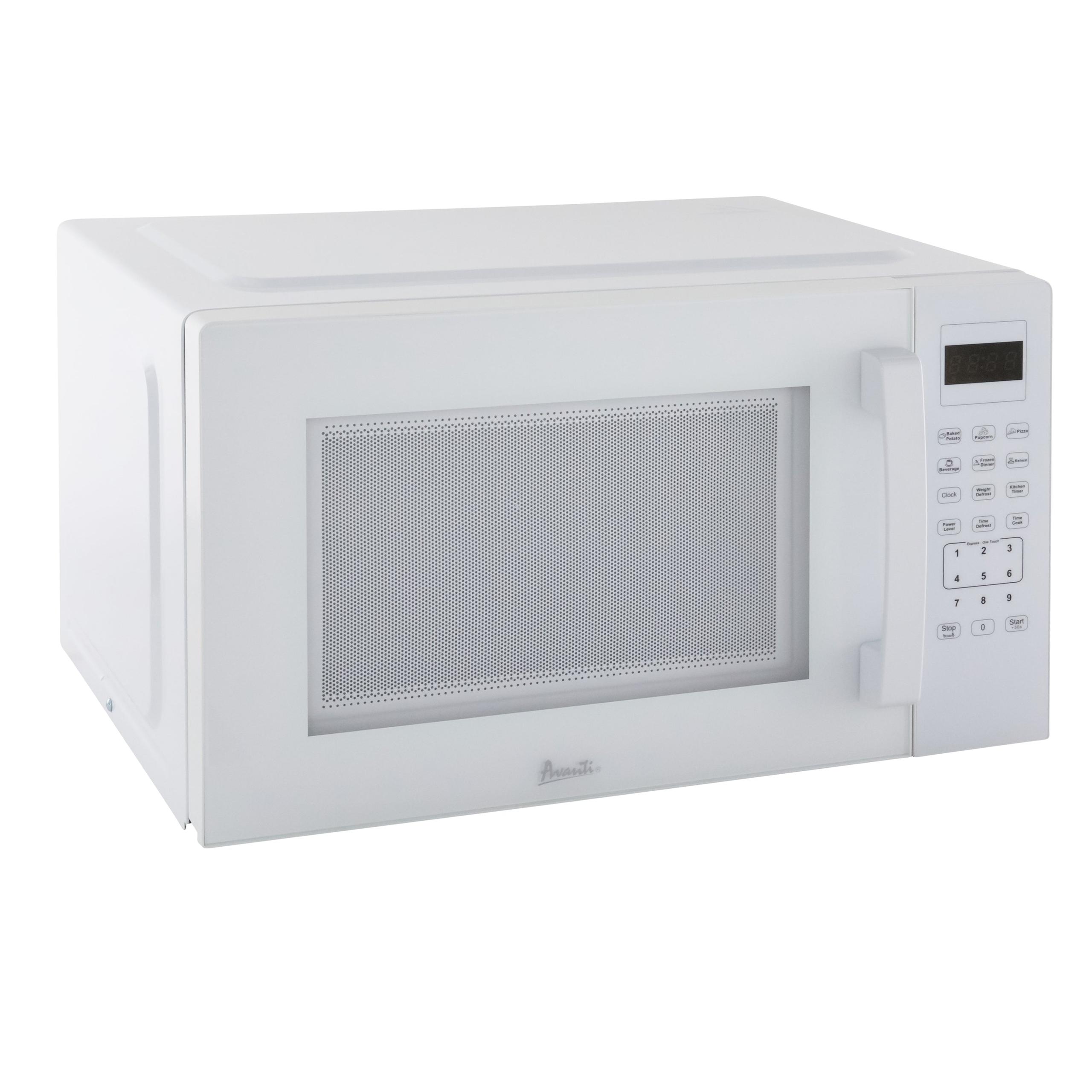 Avanti 1.5 Cu. Ft. Compact Microwave Oven - White, Countertop Microwave with 1000W Power for Small Kitchens, Dorms & Offices - Perfect for Quick Meals & Reheating Food