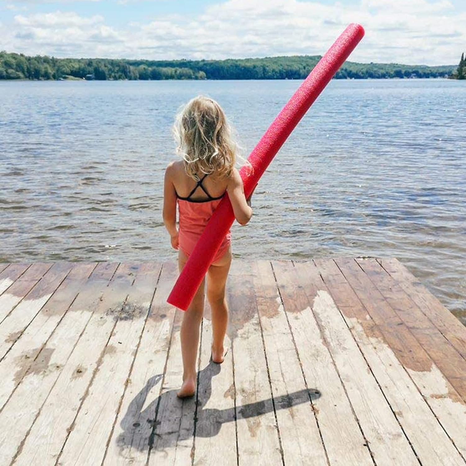 **60 Inch Floating Pool Noodles - Durable Foam Swim Tubes for Swimming Games, Water Play & Pool Exercises - Perfect for Kids & Adults**