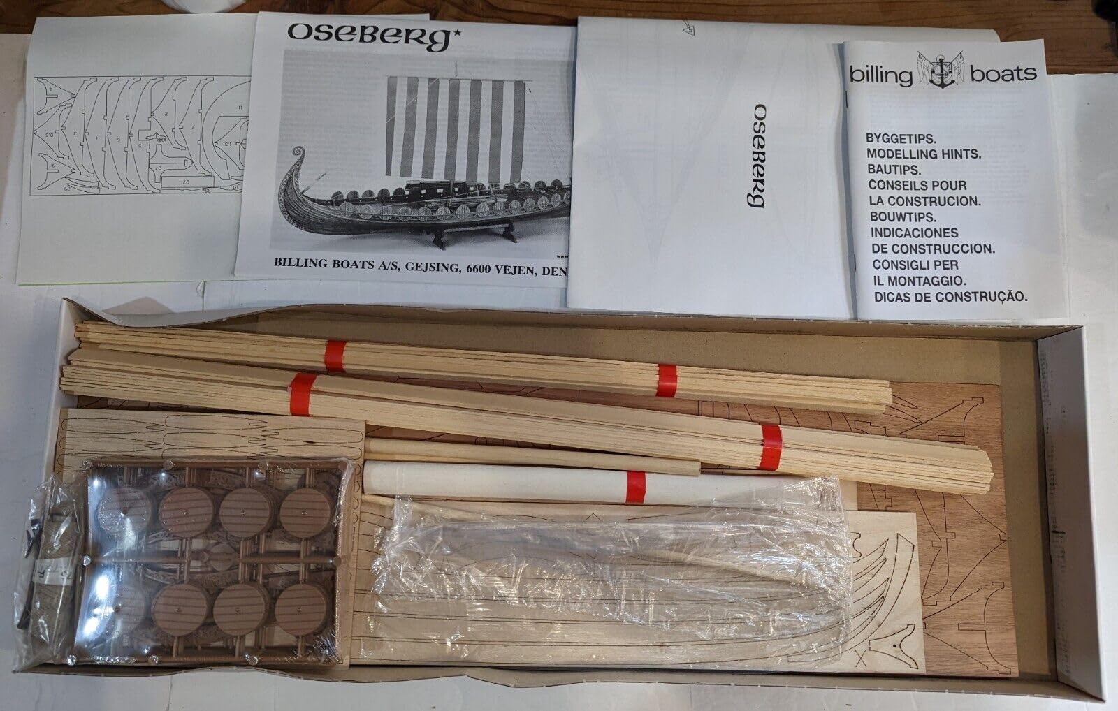 Billings Boats 1:25 Scale Oseberg Special - Wooden Hull Viking Ship Model Kit for Collectors & Hobbyists - Perfect for Home Decoration, Gift Giving & Historical Display