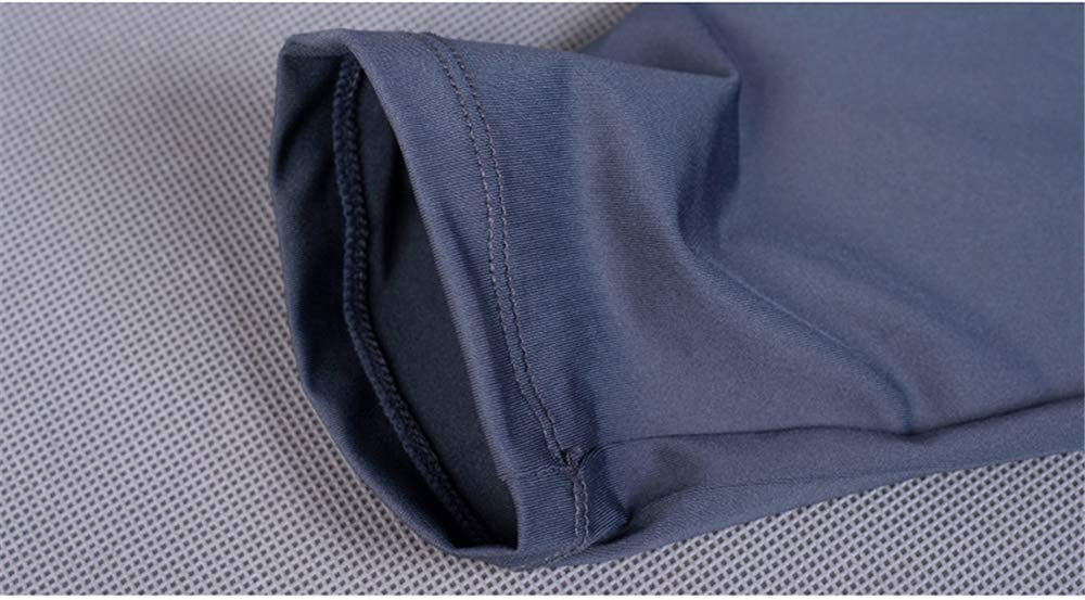 Men's Thermal Compression Leggings with Pockets - Cool Dry Tights for Workout & Running (Black, XL)