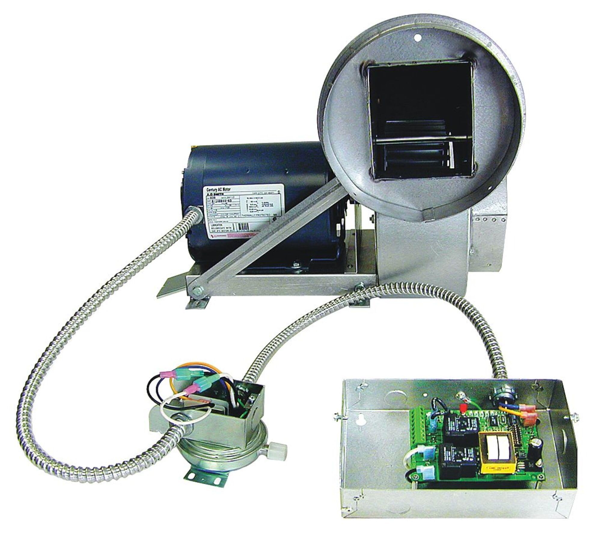 Tjernlund HS4 Gas Sidewall Power Venter Fan - High Efficiency Ventilation for Furnaces & Boilers - Perfect for Home Heating Systems & Commercial Applications