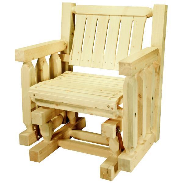Homestead Single Seat Glider - Comfortable Patio Swing Chair for Outdoor Relaxation - Perfect for Porch, Garden, and Backyard Lounging