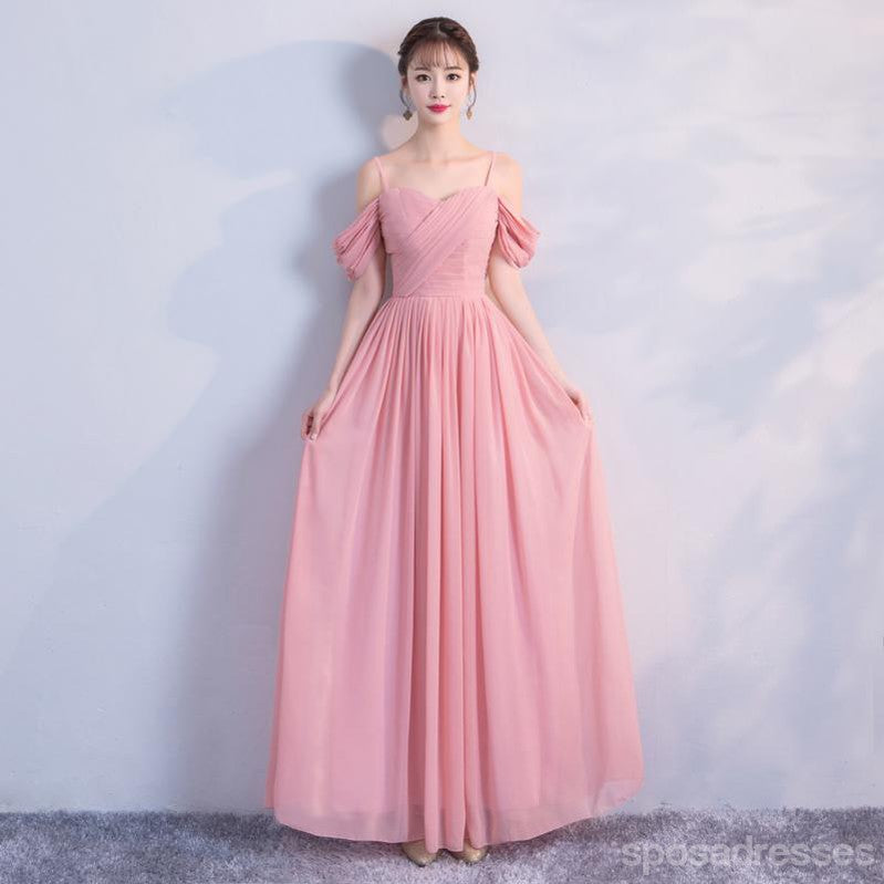 Affordable Mismatched Pink Chiffon Bridesmaid Dresses - WG755 | Elegant Wedding Party Attire for Bridesmaids, Formal Events & Special Occasions