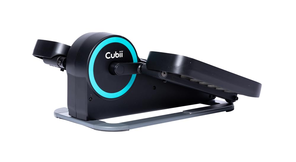 Cubii Move Under Desk Elliptical Bike - Portable Seated Pedal Exerciser with Adjustable Resistance for Home & Office Workouts - Ideal for Adults & Seniors - Perfect for Sedentary Workers, Physical Therapy & Low-Impact Exercise