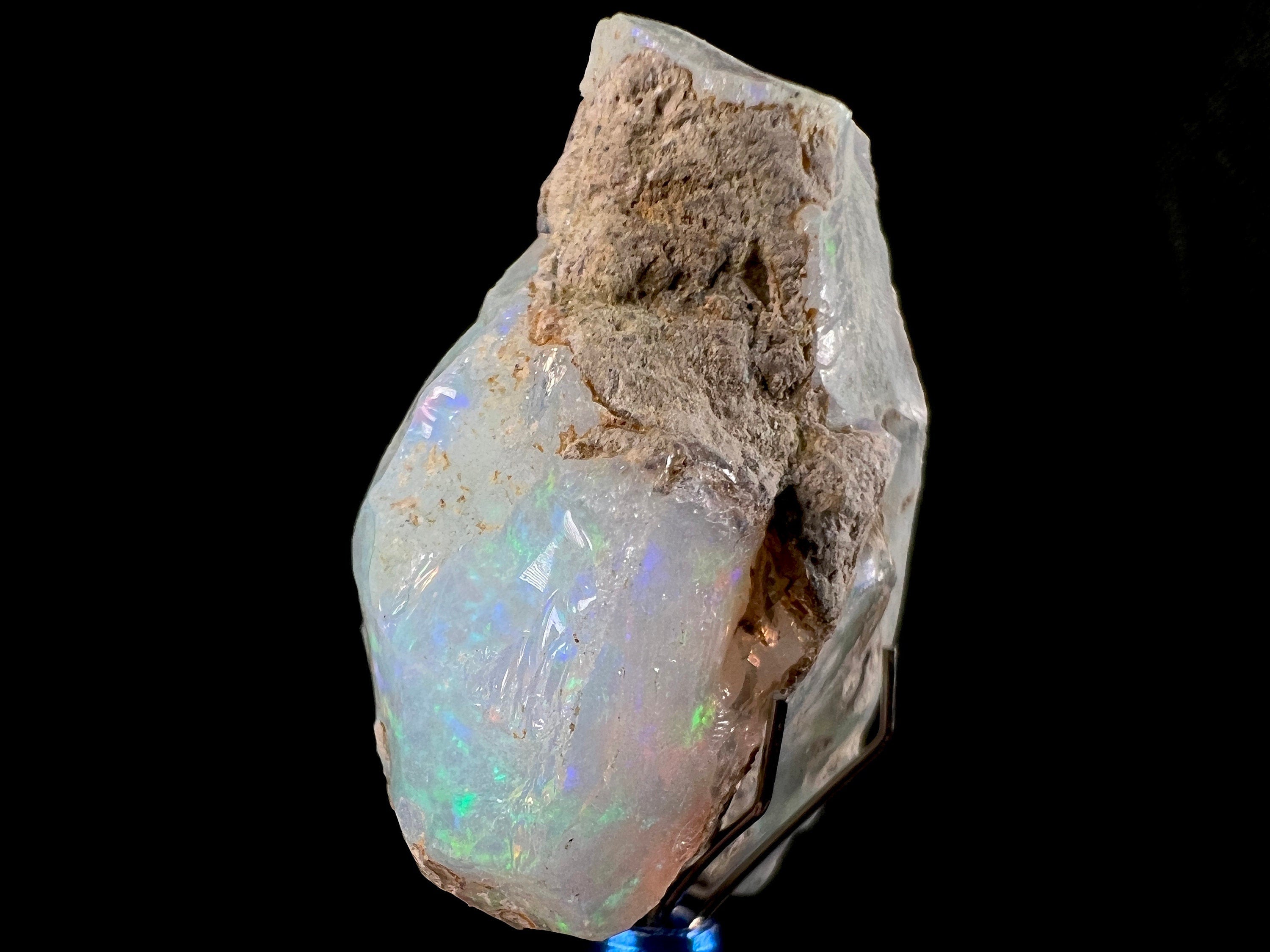 Premium 4A Welo Opal Raw Crystal - Certified Cutting Grade Opal Gemstone for Jewelry Making (50615) - Perfect for Rings, Pendants & Handcrafted Jewelry Designs