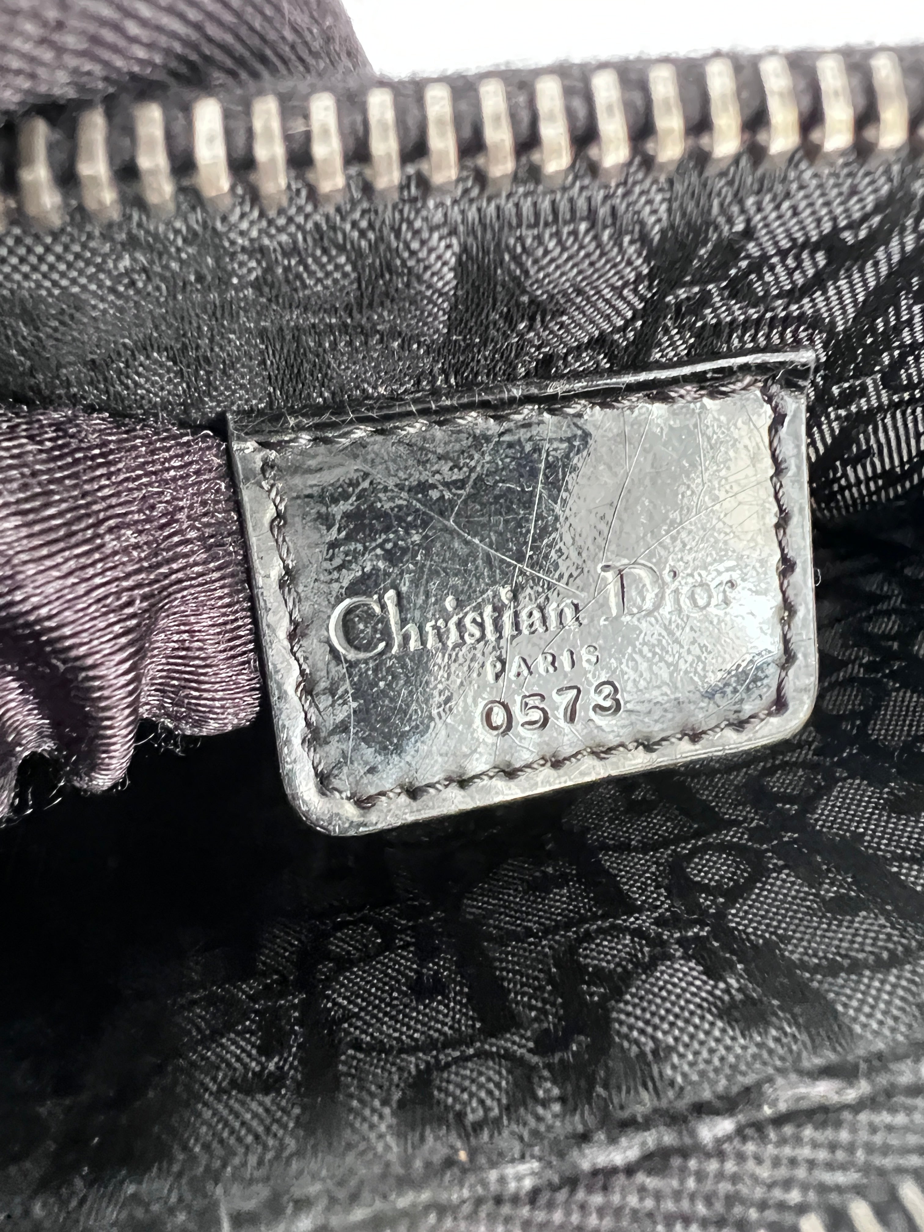 Dior Floral Embroidered Small Saddle Bag for Women - Luxury Crossbody Purse for Date Night, Wedding & Special Occasions