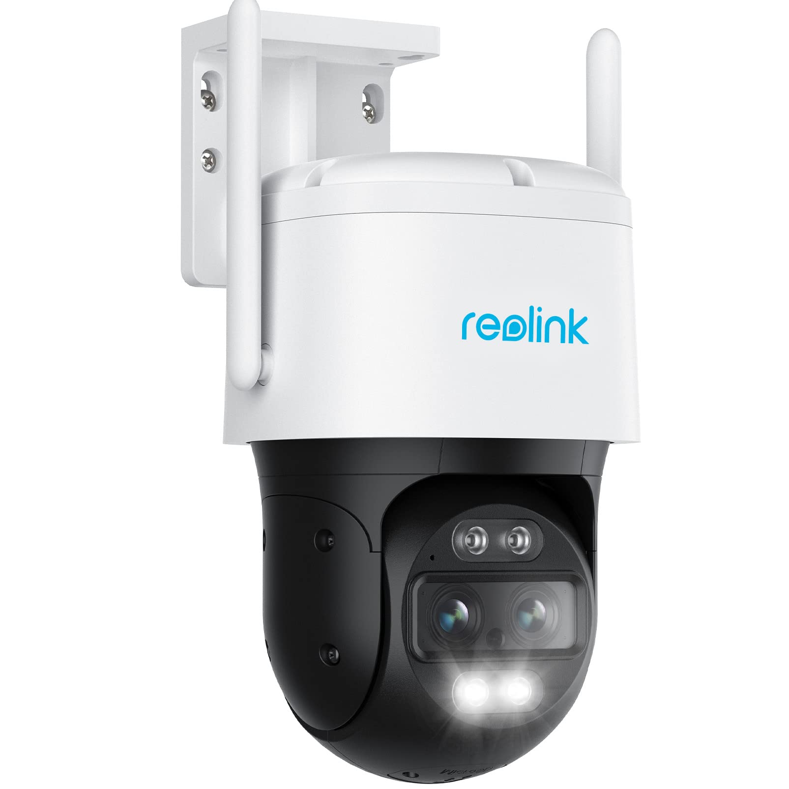 REOLINK 4K Dual Lens Outdoor Security Camera with Auto Tracking - 8MP PTZ WiFi Surveillance System, 2.4/5GHz Smart Detection for People/Vehicles, 6X Hybrid Zoom & Color Night Vision (Renewed) - Ideal for Home Security, Business Monitoring & Property Protection