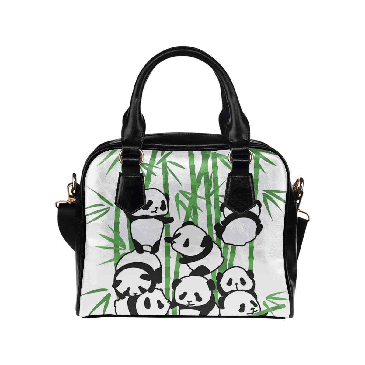 Stylish Panda Bear Bamboo PU Leather Crossbody Bag for Women & Girls - Perfect for Daily Use, Travel, and Casual Outings