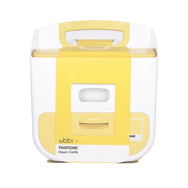 Ubbi Pantone Diaper Caddy Organizer - Stylish Baby Essentials Storage for Nursery, Changing Table & On-the-Go - Perfect for Diapers, Wipes & Baby Care Items