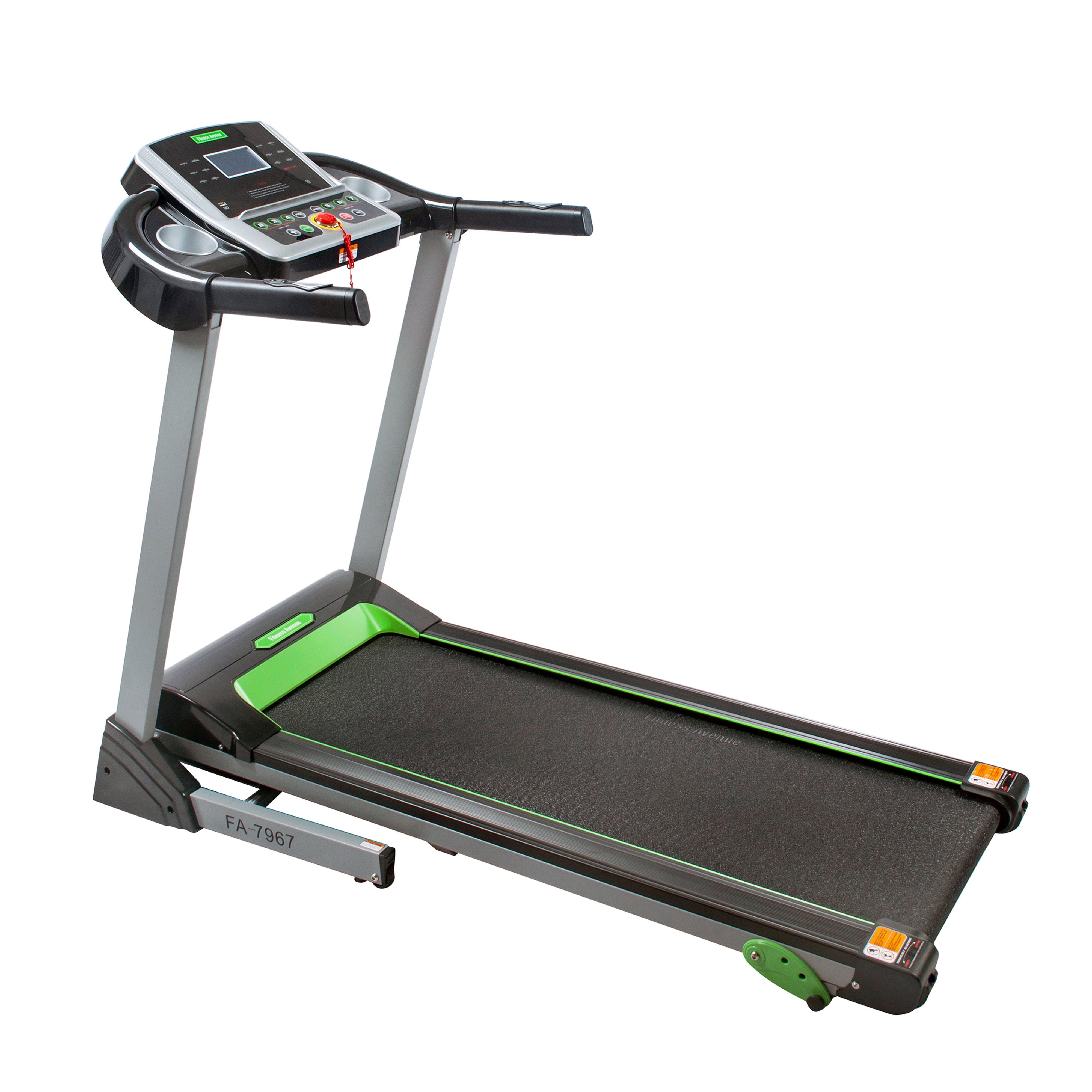 Fitness Avenue Manual Incline Treadmill with Bluetooth & Speakers - Compact Home Gym Equipment for Cardio Workouts