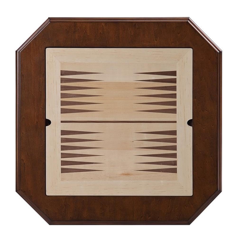 Acme Bishop II Premium Cherry Wood Game Table - Perfect for Poker, Board Games & Family Game Nights