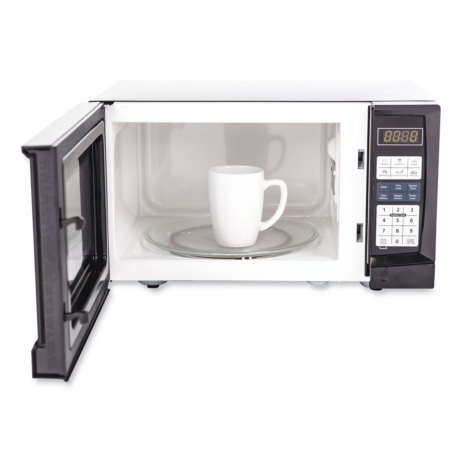 Avanti 0.9 Cu. Ft. 900W Countertop Microwave Oven - Compact Black Microwave (19
