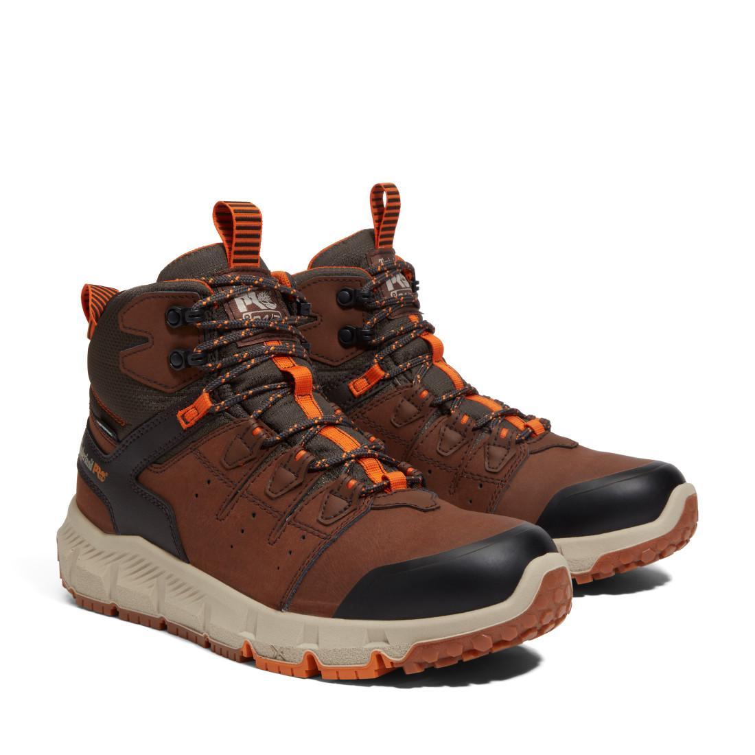 Waterproof Soft Toe Work Boots for Men - Lightweight Safety Shoes with Slip Resistance, Comfortable for Construction, Hiking & Outdoor Work (Ideal for Rainy Weather & Tough Job Sites)