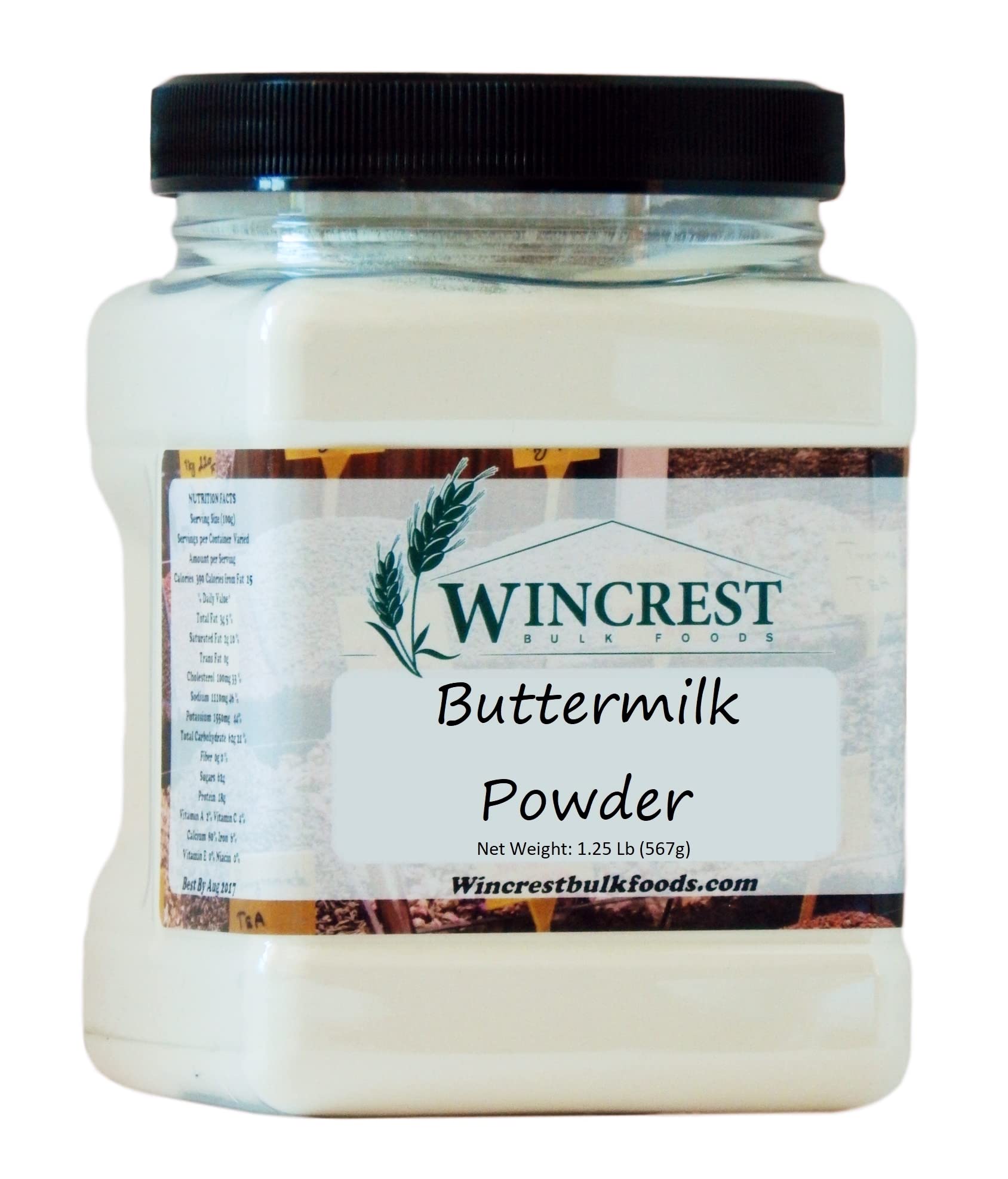 Buttermilk Powder - 1.25 Lb (20 Oz) - Premium Baking Ingredient for Pancakes, Biscuits & Desserts | Long Shelf Life & Easy Storage