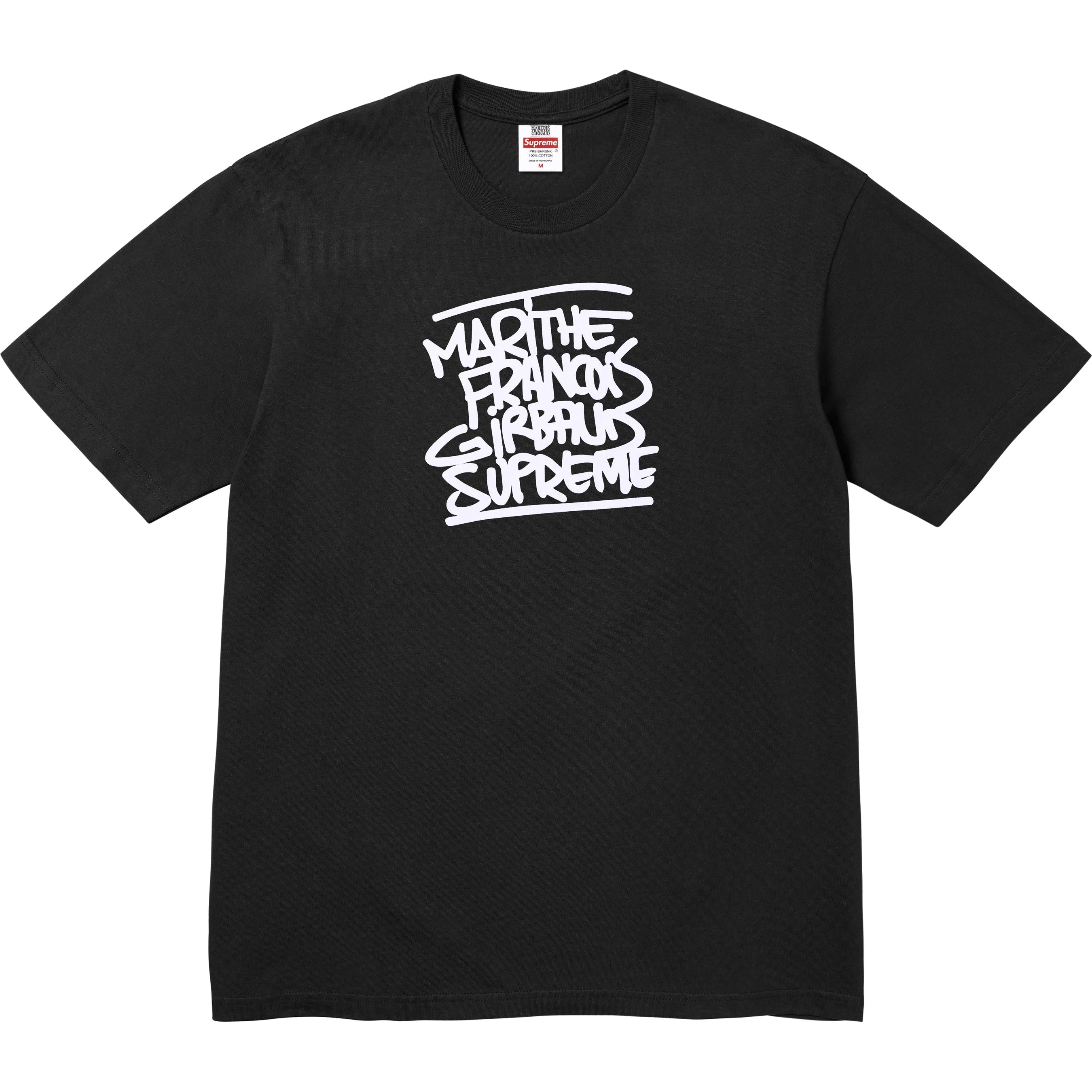 SUPREME 25SS X MARITHE + FRANCOIS GIRBAUD Graphic T-Shirt - Streetwear Fashion Tee for Men & Women - Perfect for Casual Wear, Street Style & Urban Outfits