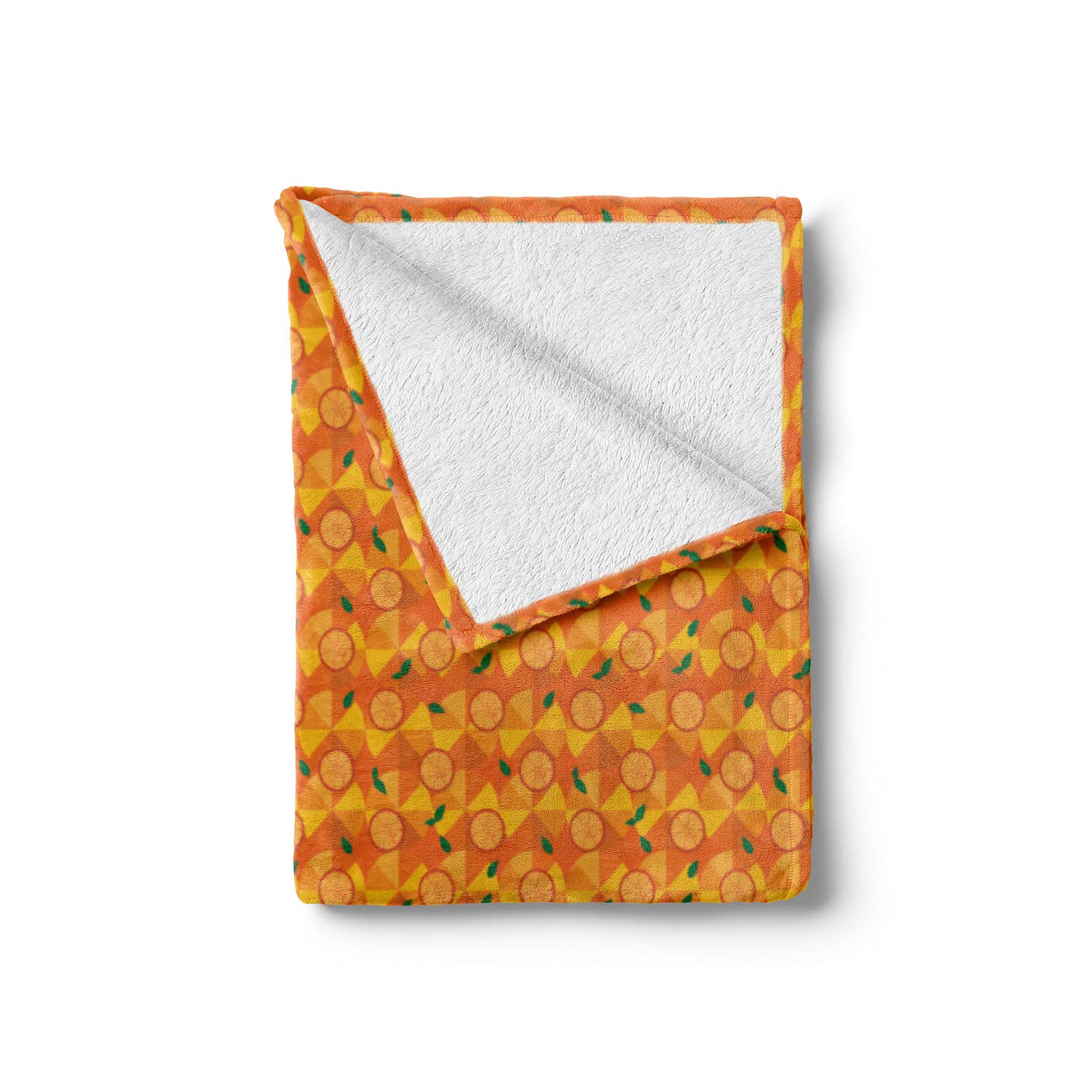 Ambesonne Citrus Throw Blanket - Soft Flannel Fleece, 60